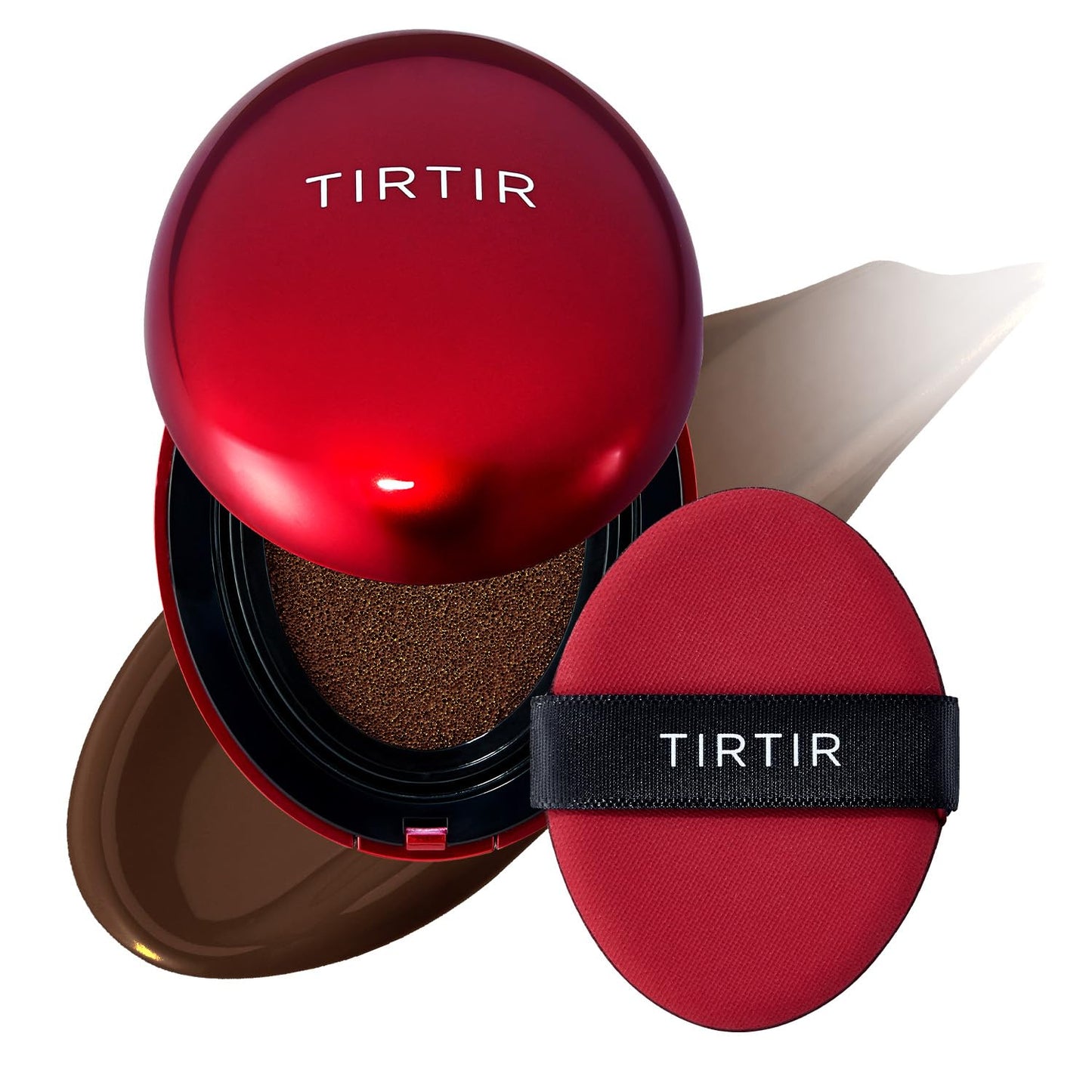 TIRTIR Mask Fit Red Cushion Foundation | Full Coverage, Weightless, Satin Glow Finish – 40 Shades Korean K-Beauty Foundation for All Skin Tones