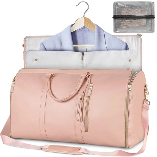 Stylish and Versatile Women's Large Capacity Waterproof Travel Duffle - Your Perfect Foldable Suit & Tote Companion