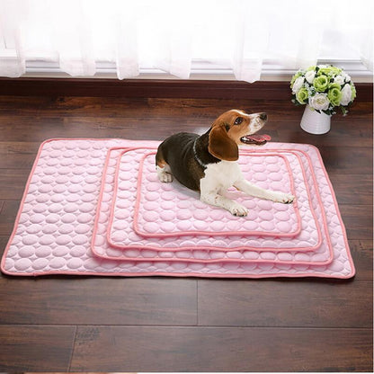 Pet Cooling Pad - Ice Silk Cold Nest for Dogs and Cats
