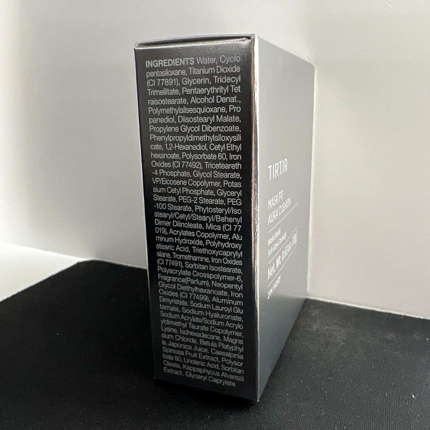 TIRTIR Mask Fit Aura Silver Cushion Foundation | Semi-Glow Finish, Natural Coverage & 72-Hour Radiant Hydration – Lightweight K-Beauty Cushion for Dry & Combination Skin