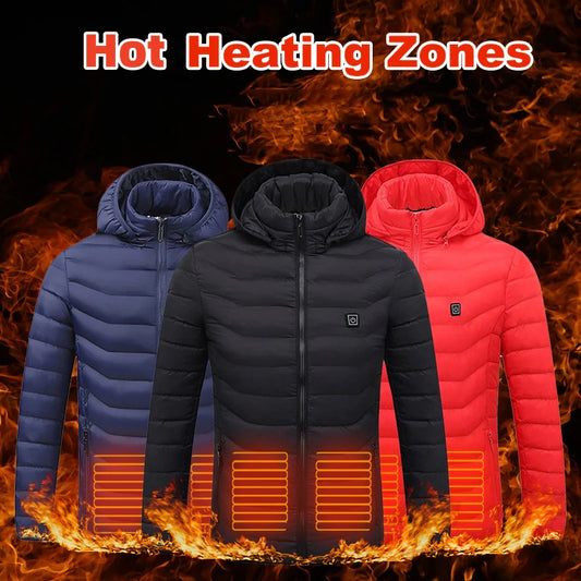 Stay Warm This Winter with Our USB Electric Heated Jacket - Perfect for Outdoor Adventures!