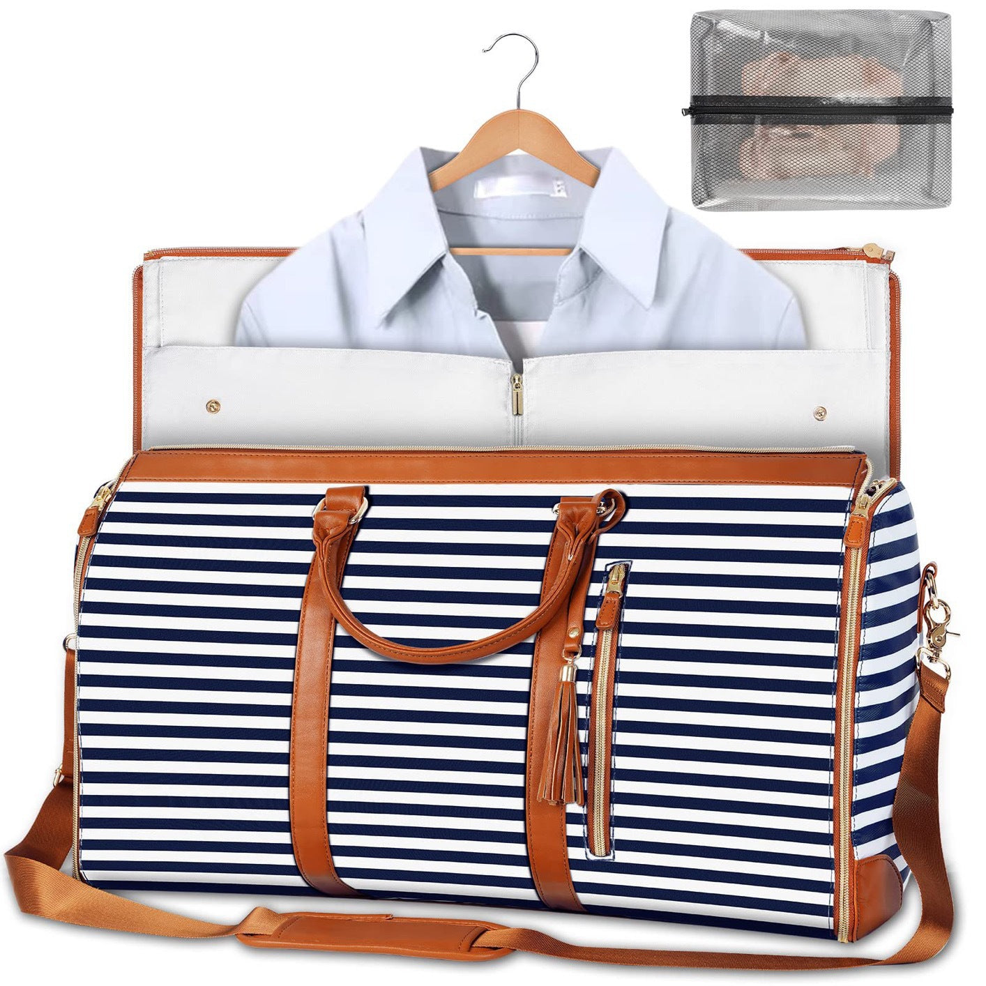 Stylish and Versatile Large Capacity Waterproof Travel Duffel - Your Perfect Foldable Suit & Tote Companion