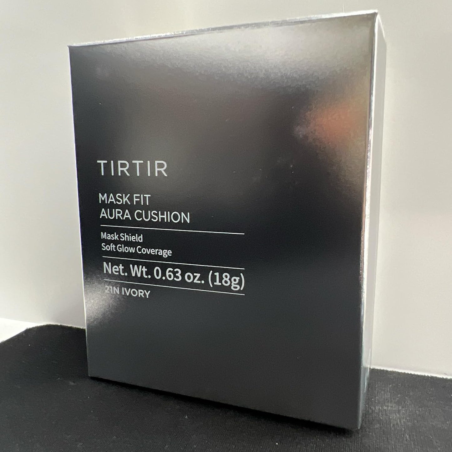 TIRTIR Mask Fit Aura Silver Cushion Foundation | Semi-Glow Finish, Natural Coverage & 72-Hour Radiant Hydration – Lightweight K-Beauty Cushion for Dry & Combination Skin