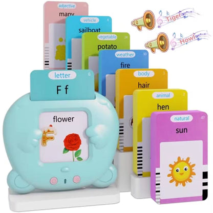  Interactive Talking Flash Cards – Early Learning and Speech Therapy Tool for Preschoolers