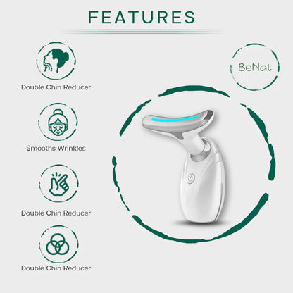 Lift, Sculpt & Glow Toolkit | LED Therapy, Electric Gua Sha & Microcurrent Facial Massager – Complete At-Home K-Beauty Spa System