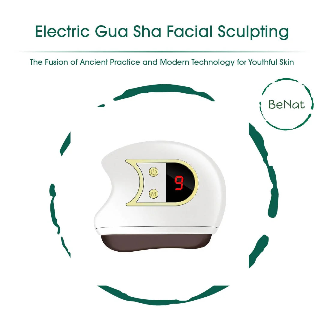 Lift, Sculpt & Glow Toolkit | LED Therapy, Electric Gua Sha & Microcurrent Facial Massager – Complete At-Home K-Beauty Spa System