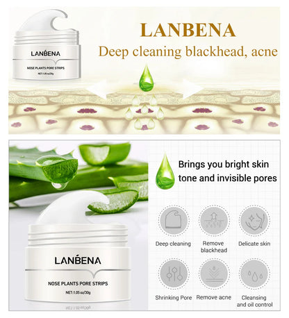 LANBENA New Style  Blackhead Remover Nose Mask Pore Strip