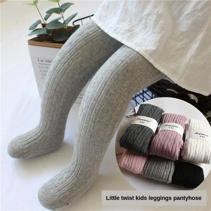 2024 Spring Knitted Baby Pantyhose For Girls