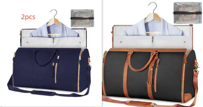 Stylish and Versatile Women's Large Capacity Waterproof Travel Duffle - Your Perfect Foldable Suit & Tote Companion